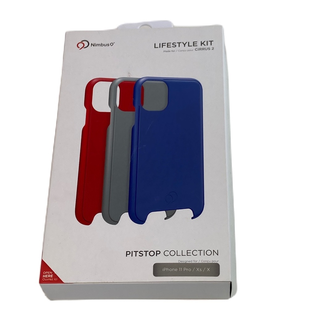Nimbus9 Cirrus 2 Series LifeStyle Kit for iPhone 11 Pro / Xs / x - Red/Gray/Blue